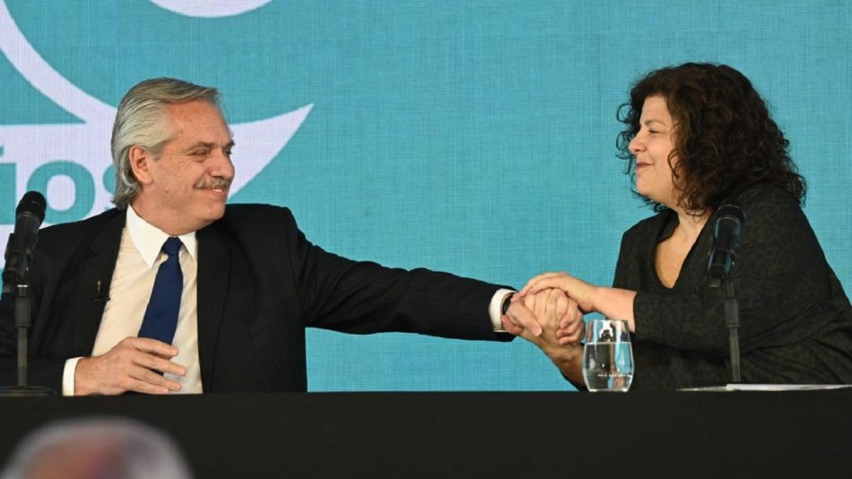 El presidente elogió a Ginés González García e intentó reconciliarse con Cristina Kirchner