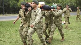 El ejército realizó entrenamientos en caso de desastres naturales en Mendoza