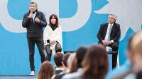 Alberto Fernández, Cristina Kirchner y Máximo Kirchner 20221111