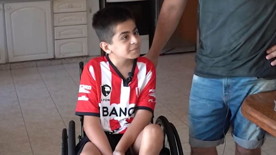Tomás Mansilla, un nene cordobés que tiene osteogénesis imperfecta ("Huesos de cristal").