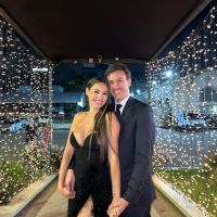El look de Pampita en la boda de María Belén Ludueña y Jorge Macri