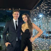 El look de Pampita en la boda de María Belén Ludueña y Jorge Macri