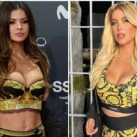 Wanda Nara y la China Suárez: los tres looks iguales que se hicieron virales 