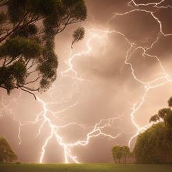 Durante 48 horas, los rayos se apoderaron del cielo australiano.
