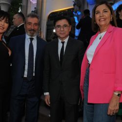 Pamela David, Daniel Vila, Jorge Fontevecchia y Liliana Parodi | Foto:Sergio Piemonte