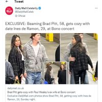 Brad Pitt e Ines de Ramon