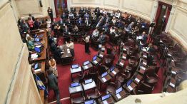 Sesion de Senado de hoy sin la preesncia de la oposicion, con bancas vacias 20221116