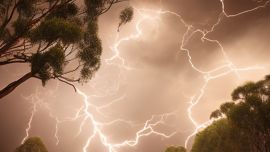 Durante 48 horas, los rayos se apoderaron del cielo australiano.