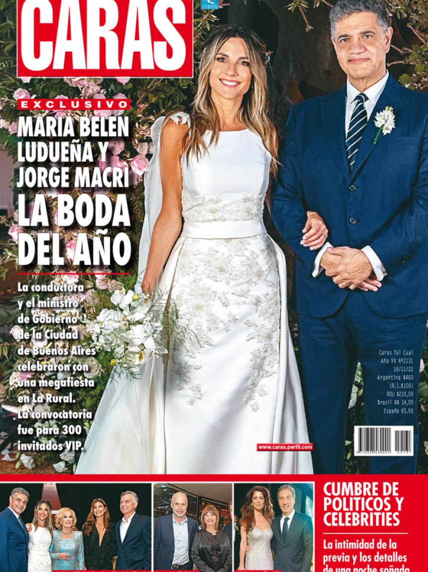 María Belén Ludueña y Jorge Macri: la boda del año
