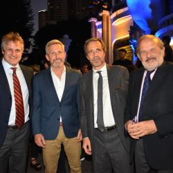 Felipe Miguel, Rogelio Frigerio, Carlos Escobar y Eduardo Amadeo. | Foto:Ernesto Pages