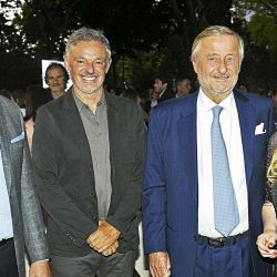 Julio Conte Grand, “Pancho” Cabrera, Cristiano Ratazzi y Esmeralda Mitre. | Foto:cedoc