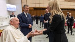Fabiola Yañez y el Papa Francisco 20221118