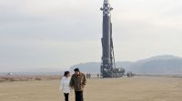 Kim Jong Un presentó a su hija en una prueba de misiles