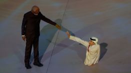 Ghanim Al Muftah en la inauguración de Qatar 2022 20221120