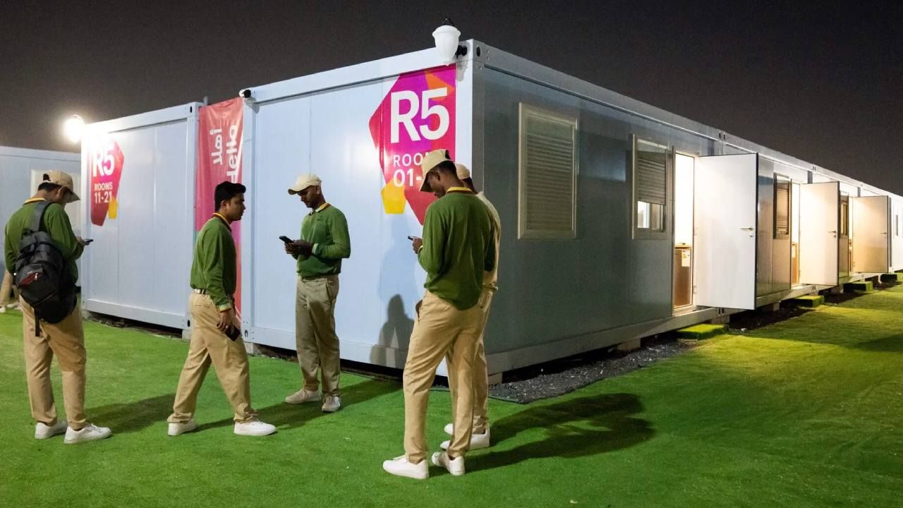 Las habitaciones "container" en las afueras de Doha.  | Foto:CEDOC