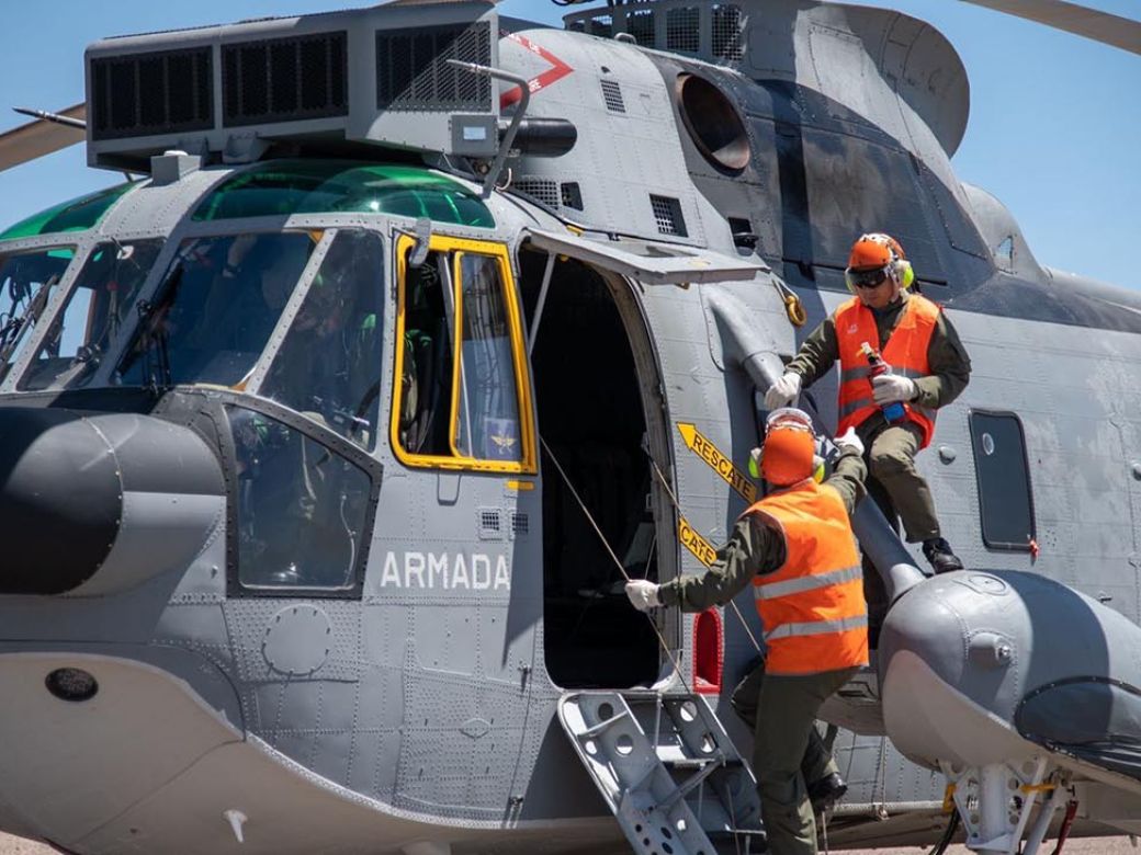 C mo son los helic pteros Sea King SH 3H incorporados a la Armada