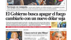 La tapa del Diario PERFIL del sábado 26 de noviembre de 2022