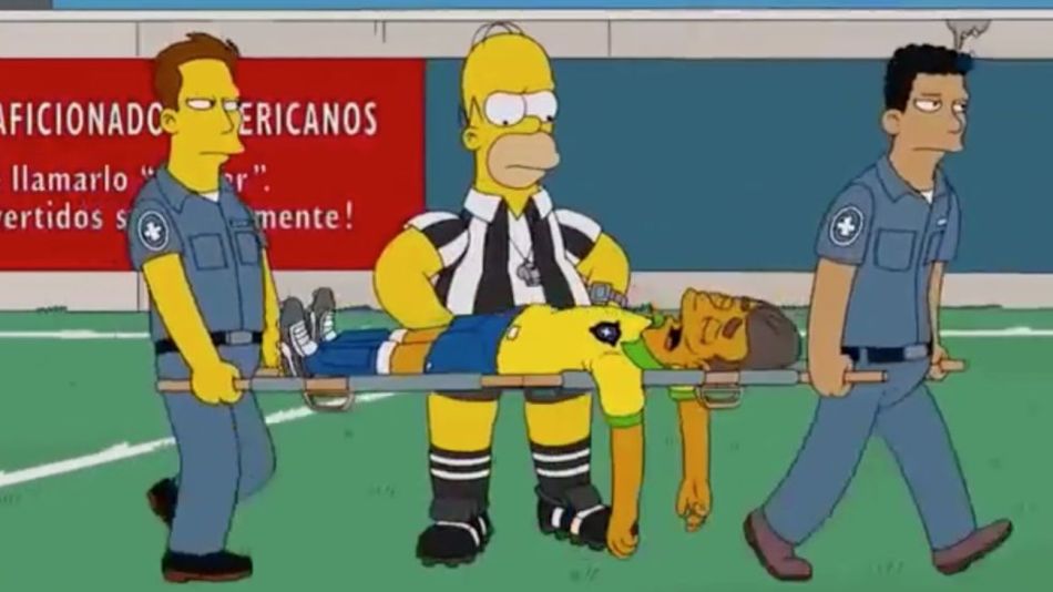 Neymar en Los Simpsons 20221125