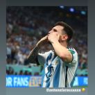 El efusivo saludo de Antonela Roccuzzo a Messi: "¡Cómo te amo!"