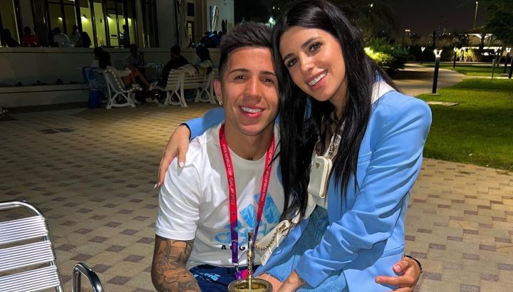 Enzo Fernández y Valentina Cervantes se conocieron en 2018 y se enamoraron