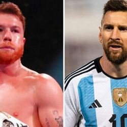 Canelo Álvarez y Lionel Messi, enfrentados por las fake news. | Foto:CEDOC