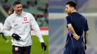 Robert Lewandowski y Lionel Messi