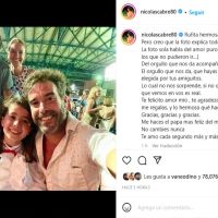 La foto de Nicolás Cabré junto a la China Suárez y su hija Rufina: "Amor puro de familia"