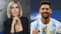Viviana Canosa y Lionel Messi