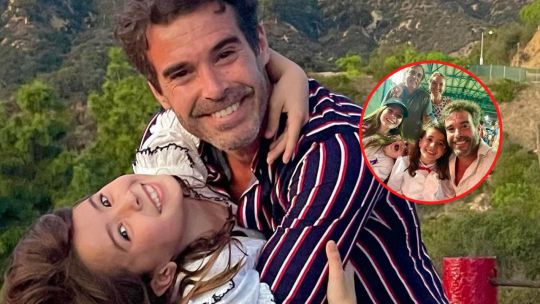 La foto de Nicolás Cabré junto a la China Suárez y su hija Rufina: 