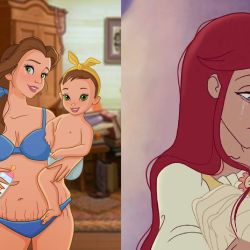 Anna Belenkiy retrata los problemas cotidianos de las princesas de Disney.