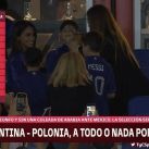 Anto Roccuzzo y el look "repetido" para alentar a Argentina Vs Polonia