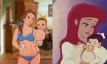 Las princesas de Disney tienen problemas cotidianos y una ilustradora lo retrata