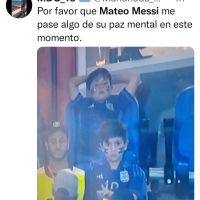 Argentina Vs Polonia: los mejores memes de Mateo Messi alentando a la Selección
