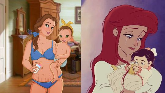 Las princesas de Disney tienen problemas cotidianos y una ilustradora lo retrata