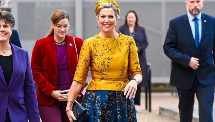 La reina Máxima y su look más extravagante