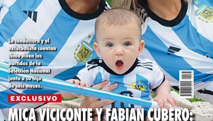 Mica Viciconte y Fabián Cubero: "Luca gritó su primer gol"