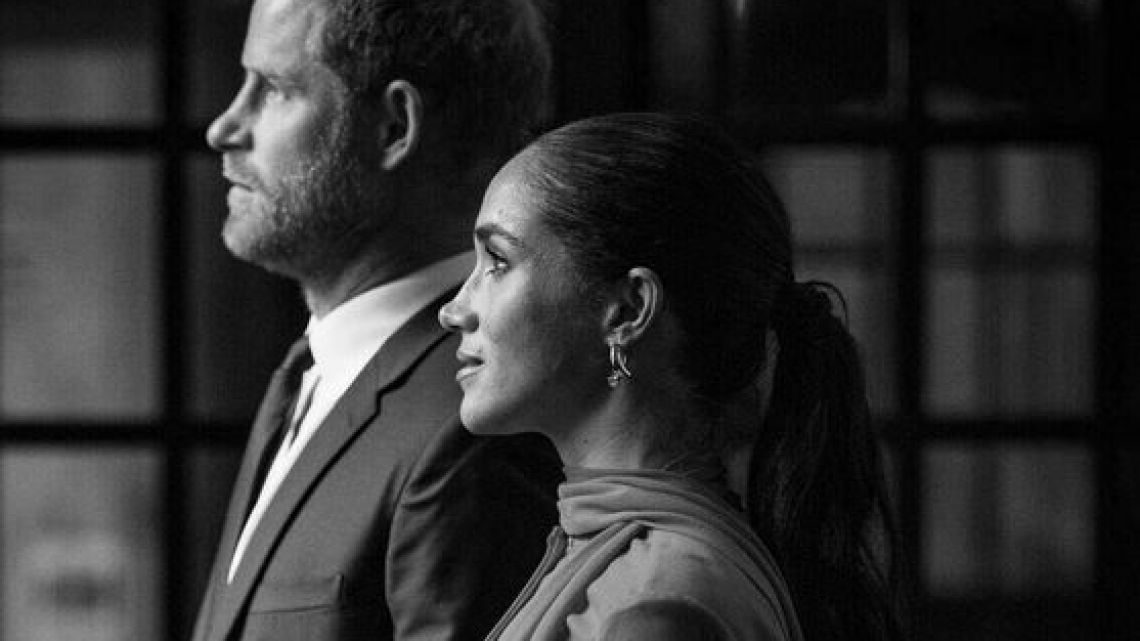 The photos of Meghan and Harry in the Netflix docuseries