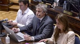 El vicejefe de Gobierno porteño, Felipe Miguel, en su informe ante la Legislatura.