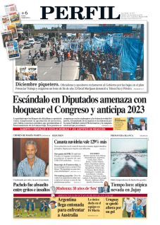 La tapa del Diario PERFIL del sábado 3 de diciembre de 2022