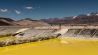 Brine evaporation pools at Liex’s 3Q lithium mine project near Fiambala, Catamarca Province