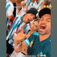 La China Suárez en Qatar con Meme Bouquet, esposo de Mery del Cerro