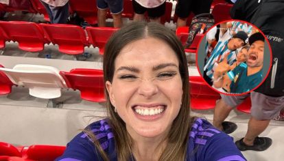 La China Suárez y Meme Bouquet vieron juntos en Qatar, Argentina vs Australia