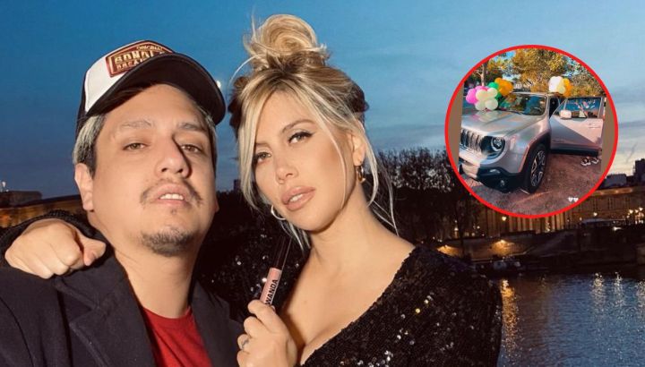 Wanda Nara sorprendió Kennys Palacios con una camioneta de alta gama por su cumpleaños