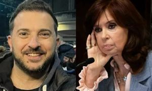 Diego Brancatelli y Cristina Kirchner