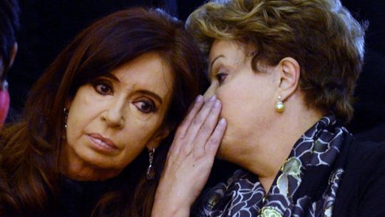 Cristina Kirchner y Dilma Russeff