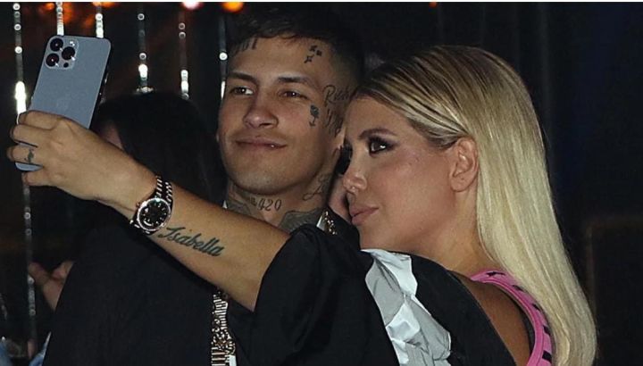 El día que L-Gante llevó a Wanda Nara a comer una bondiolita