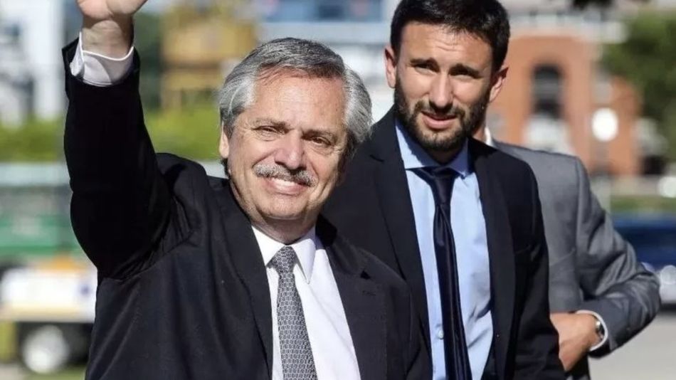 Alberto Fernández y Julián Leunda