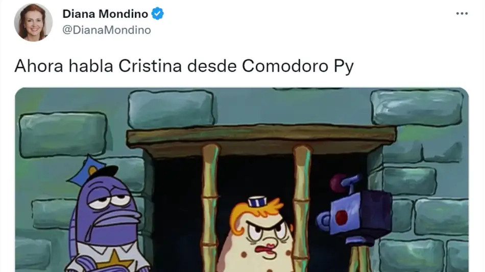 Diana Mondino volvió a hacerlo: se mostró mordaz en Twitter tras la condena a Cristina Kirchner