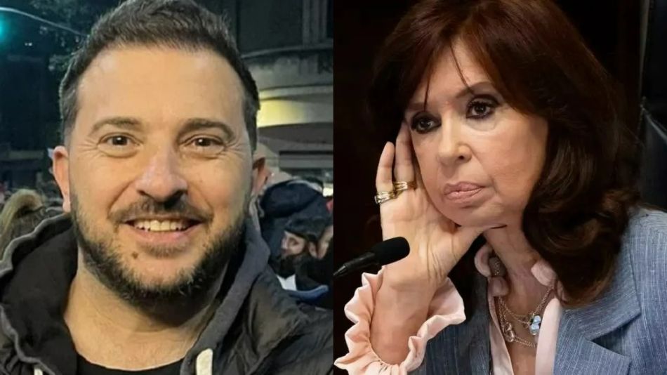 Diego Brancatelli y Cristina Kirchner