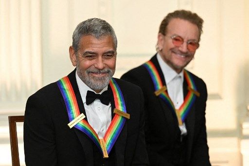 George Clooney y Bono, dos de los premiados 2022 del Centro Kennedy 2022.